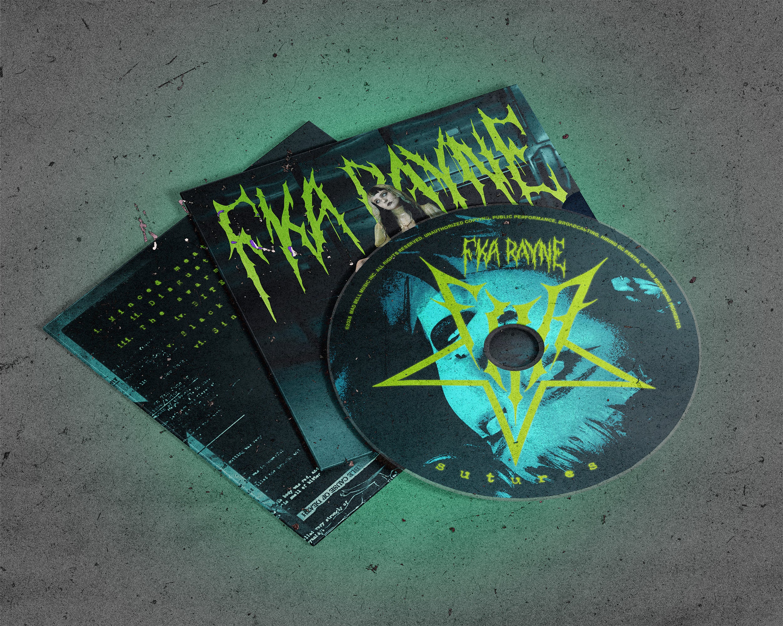 Signed 'Sutures' CD package – FKA Rayne shop