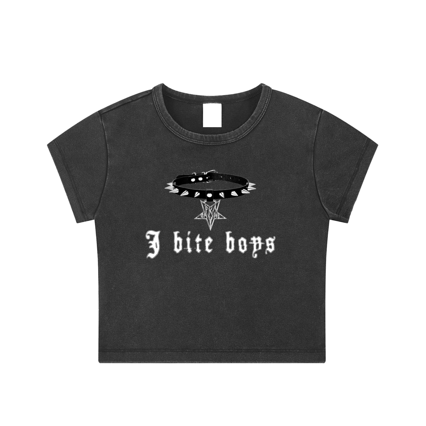 'I bite boys' baby T