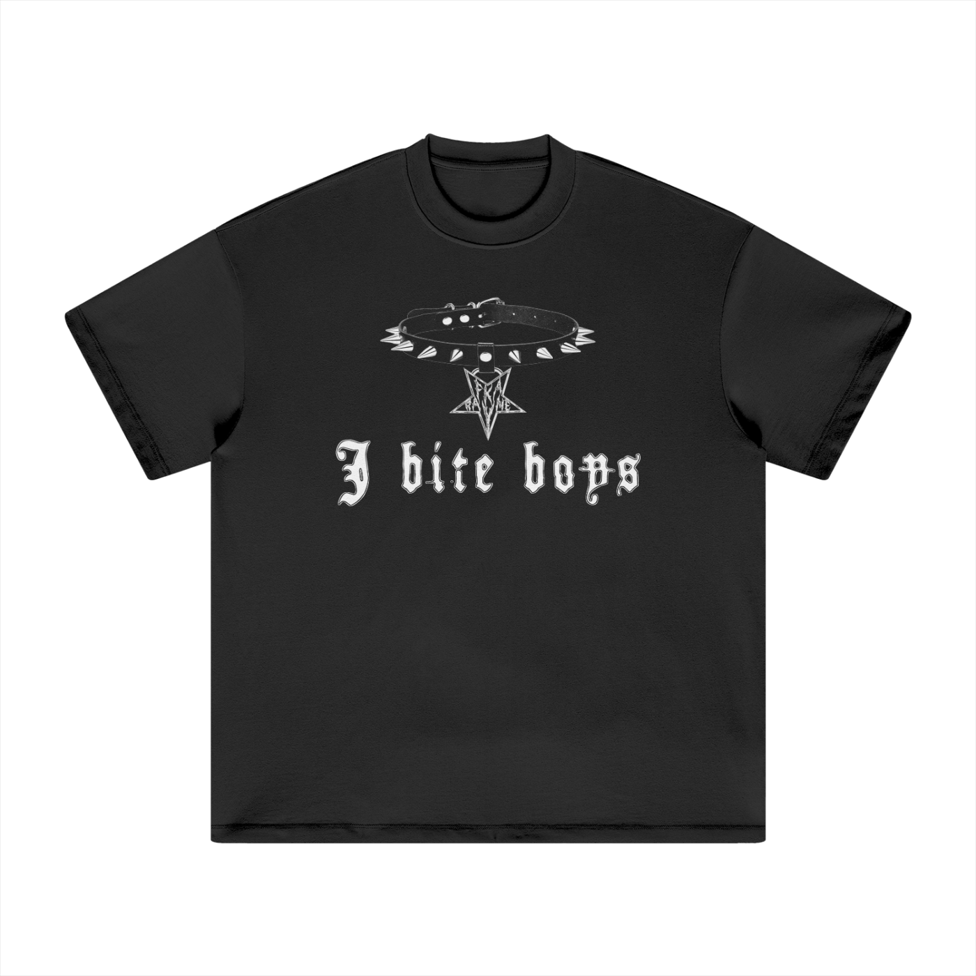 'I bite boys' oversized T-shirt