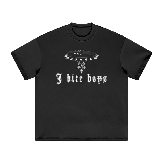 'I bite boys' oversized T-shirt