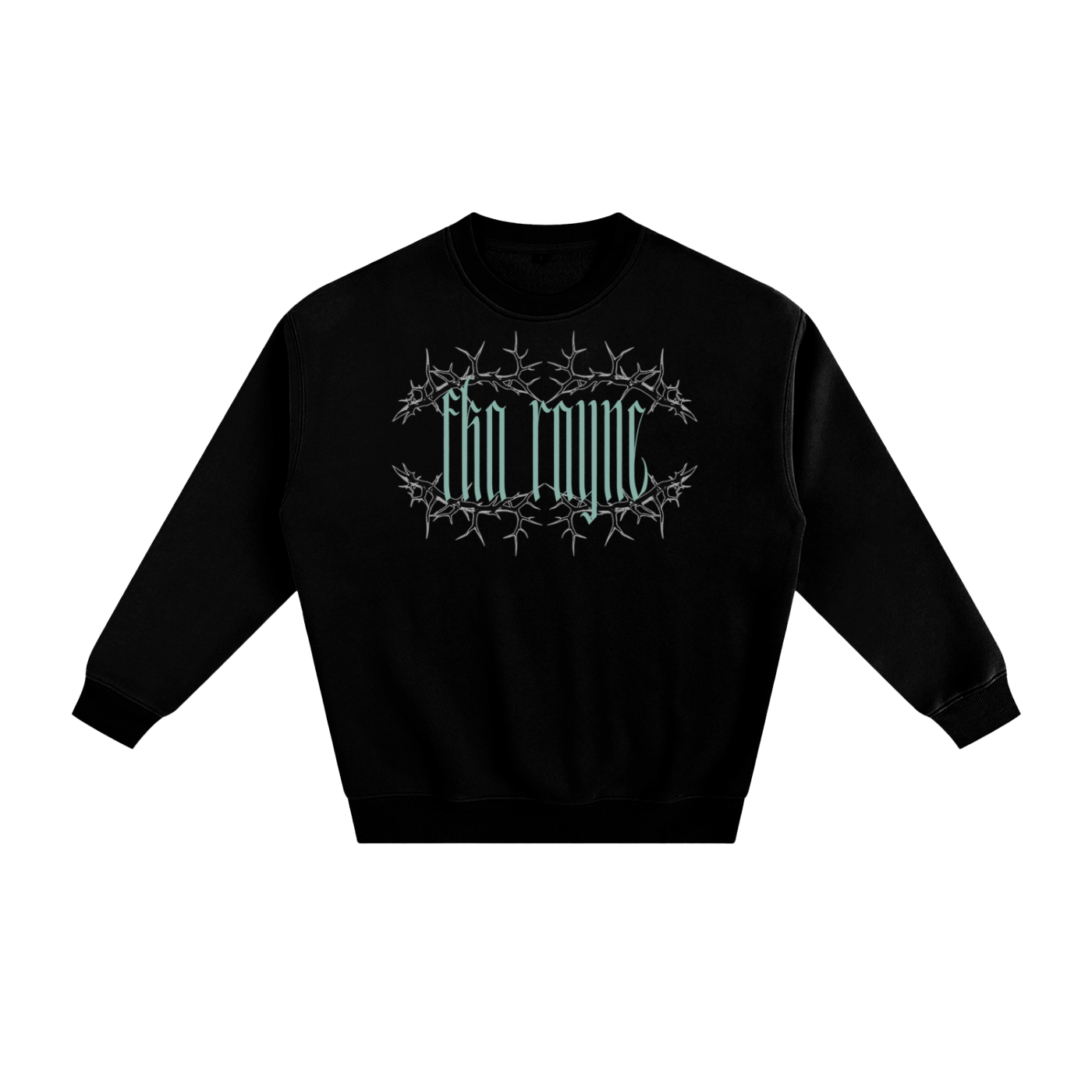 'Black Bile' Fleeced Crewneck