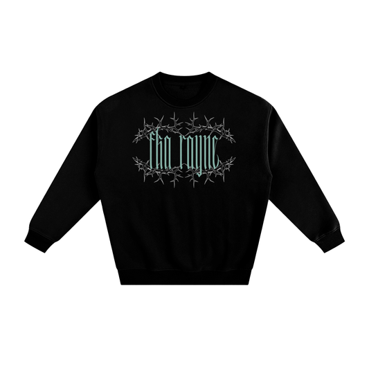 'Black Bile' Fleeced Crewneck