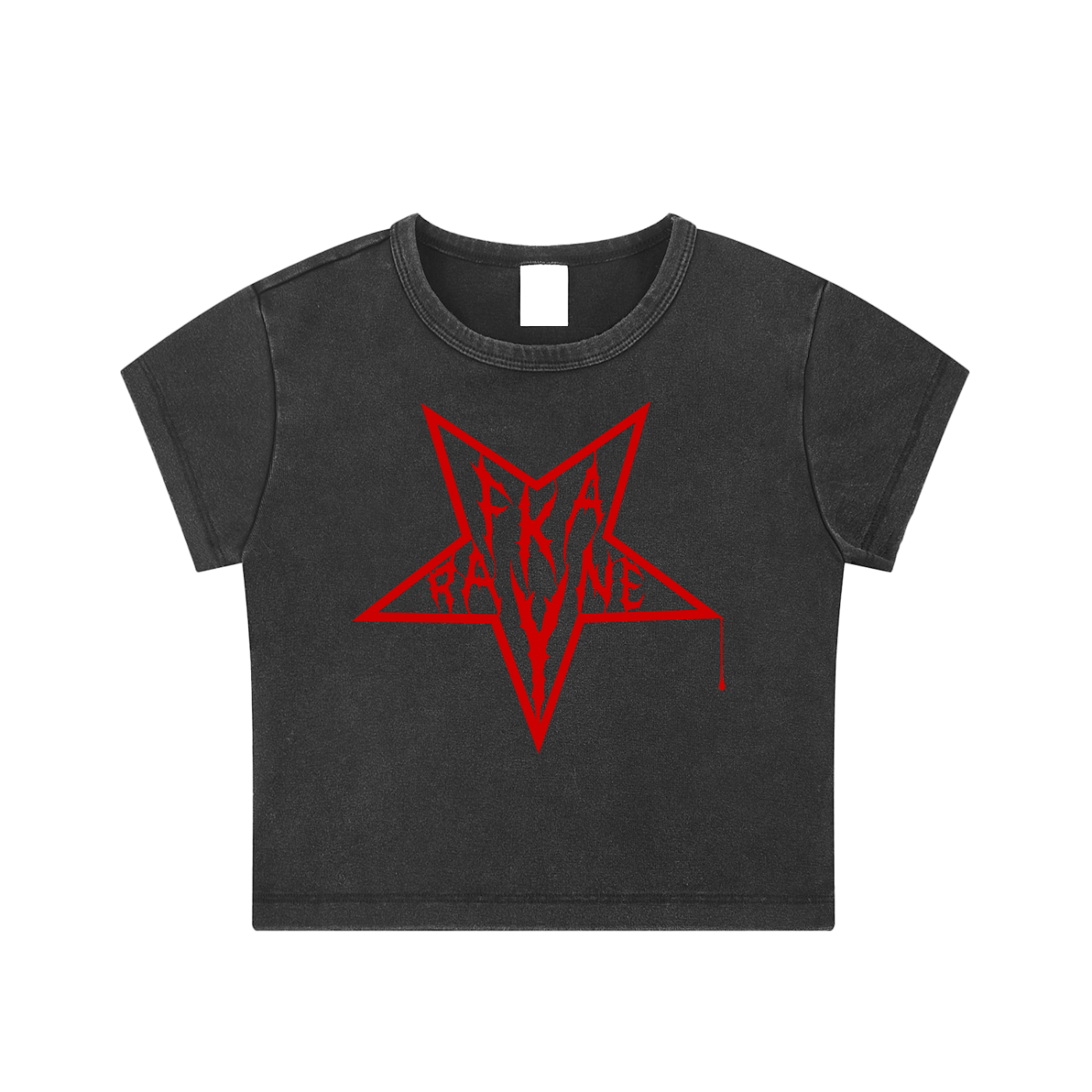 Blood drip logo baby T