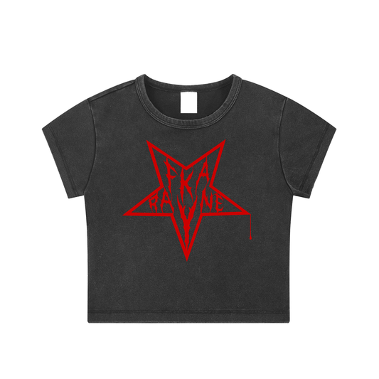 Blood drip logo baby T